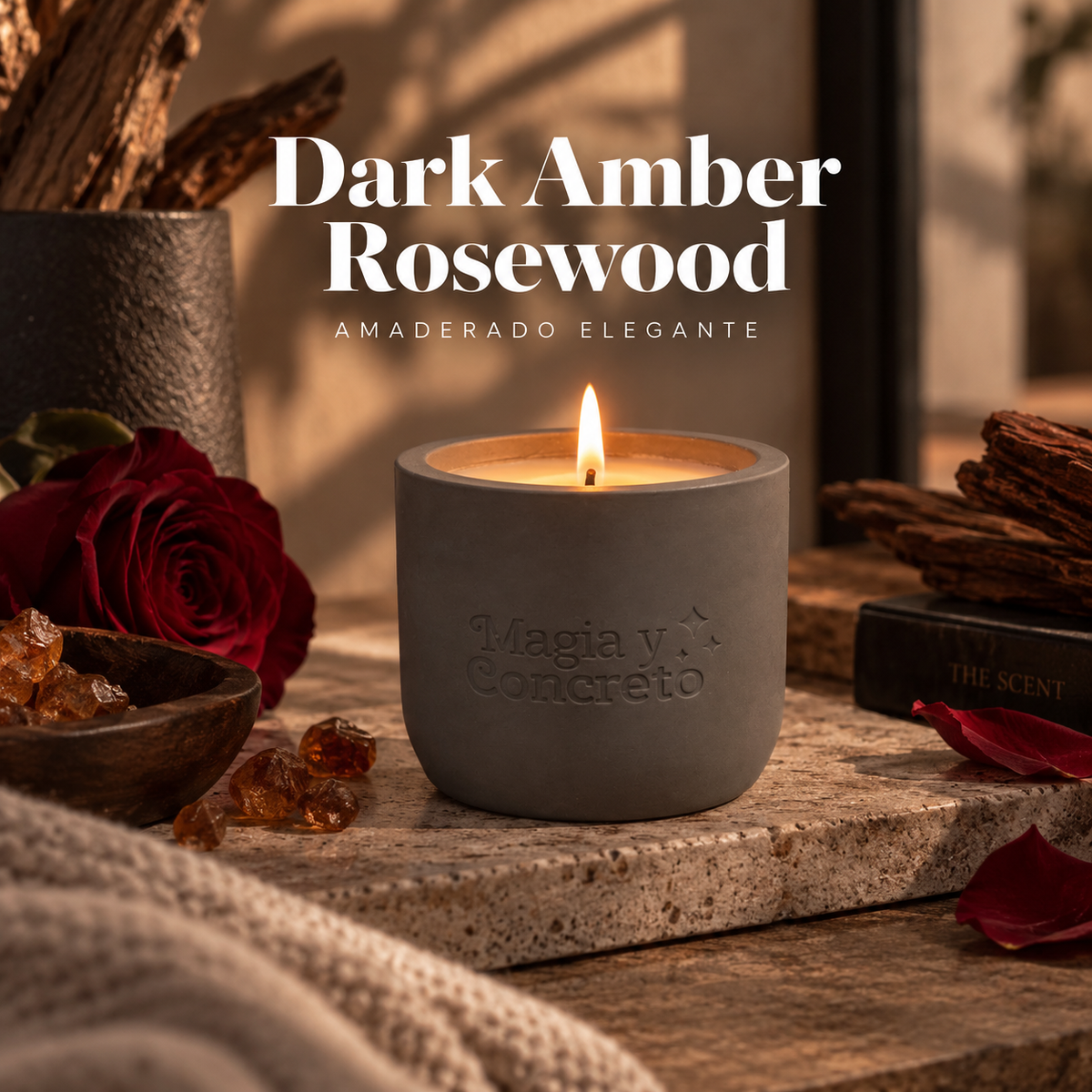 Dark Amber Rosewood concreto 180 g